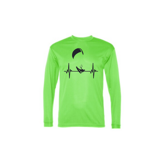 Kitesurfer Heartbeat Rash Guard