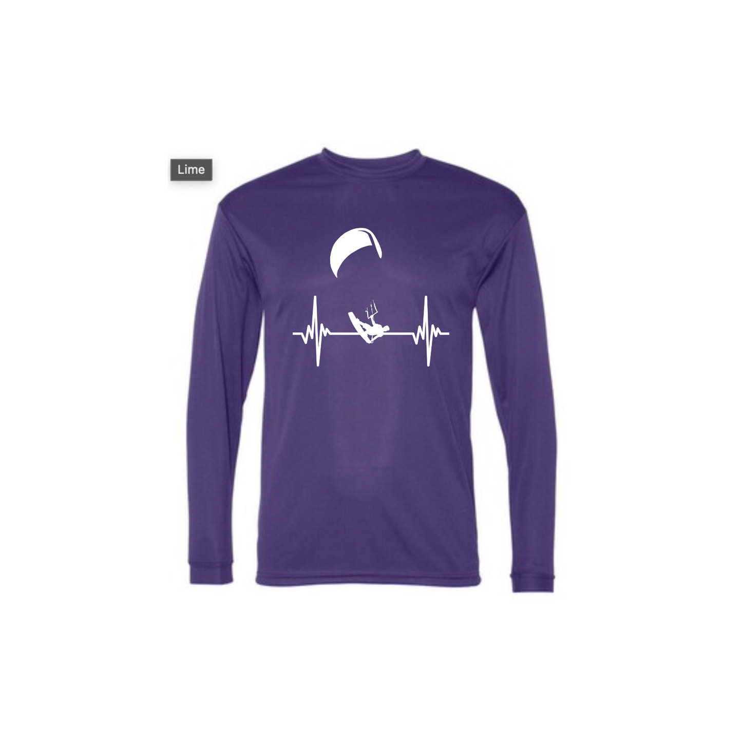 Kitesurfer Heartbeat Rash Guard