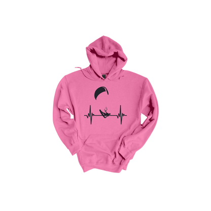 Kitesurfer Heartbeat Hoodie