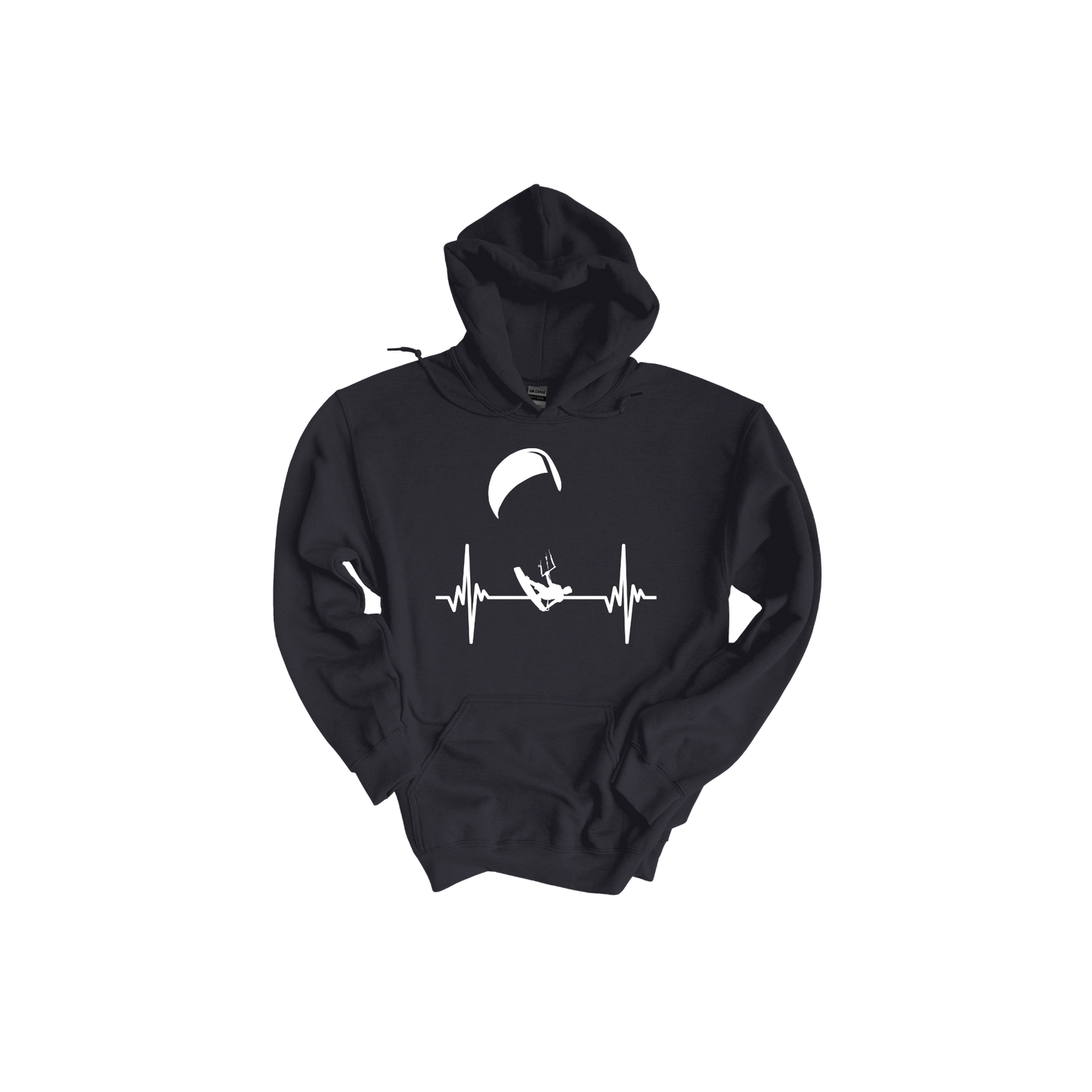 Kitesurfer Heartbeat Hoodie