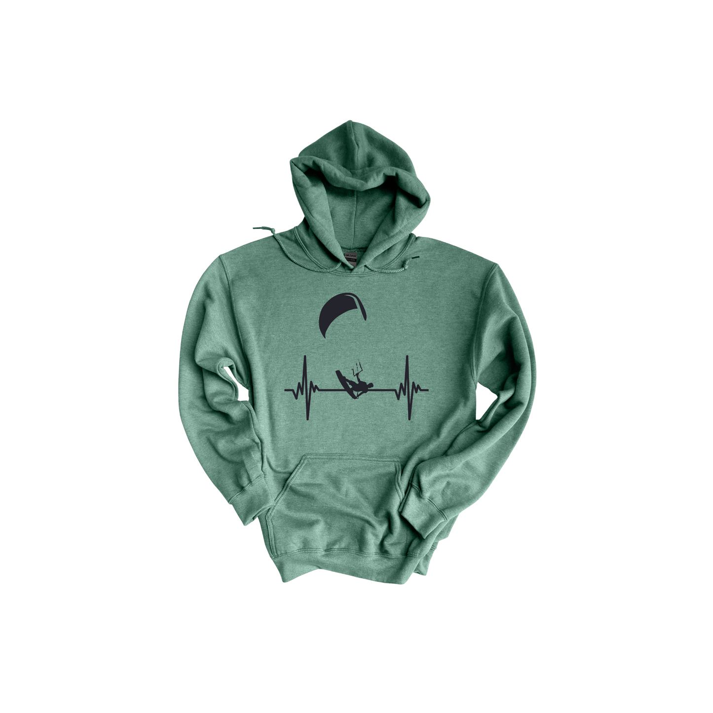 Kitesurfer Heartbeat Hoodie