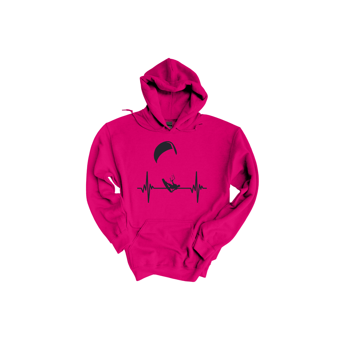 Kitesurfer Heartbeat Hoodie