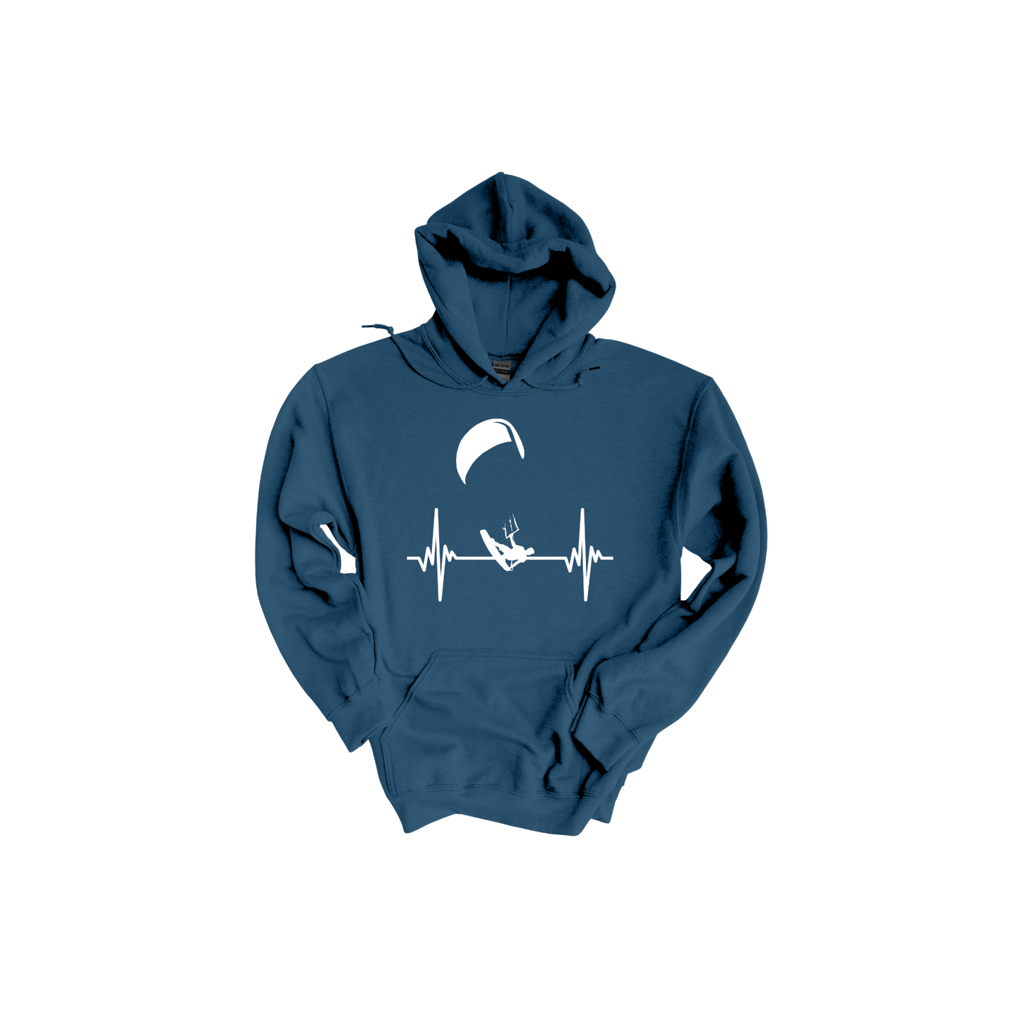 Kitesurfer Heartbeat Hoodie