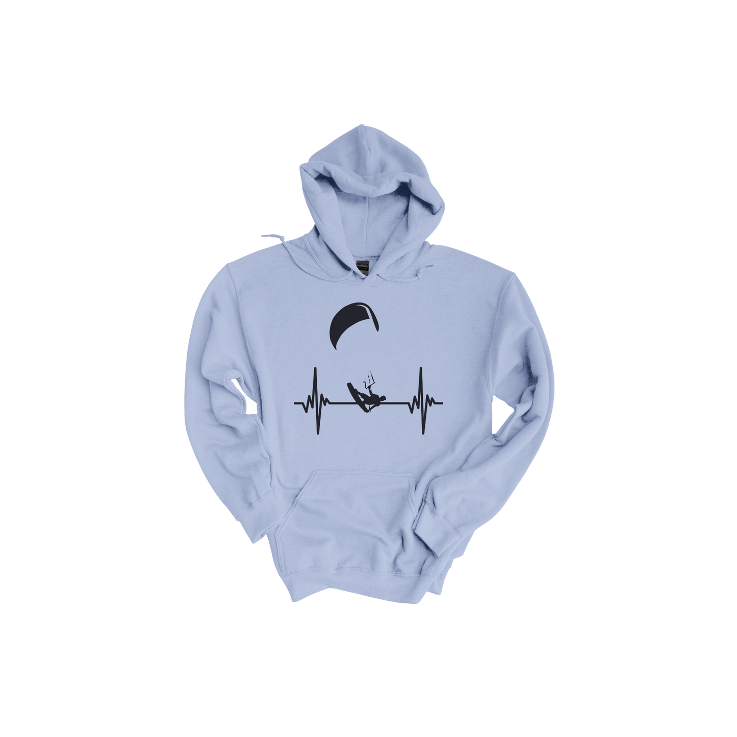 Kitesurfer Heartbeat Hoodie