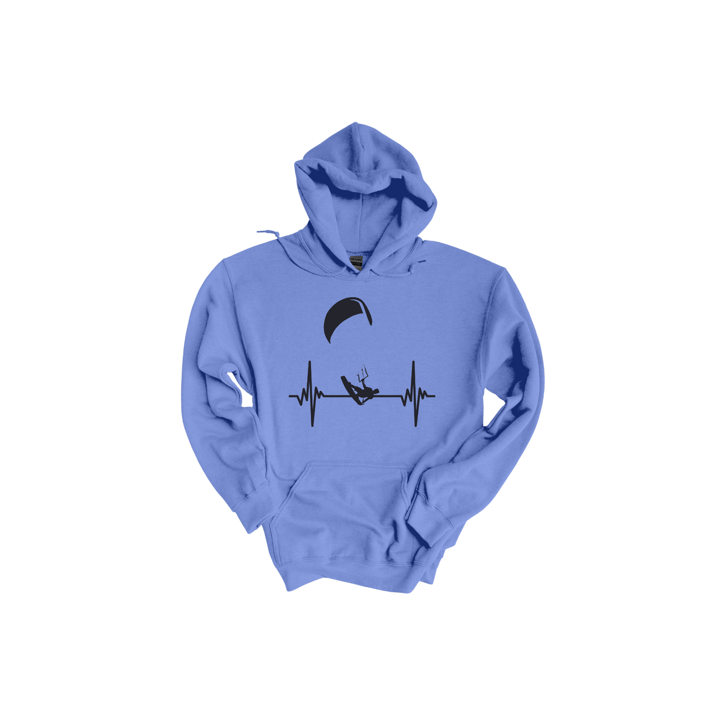 Kitesurfer Heartbeat Hoodie