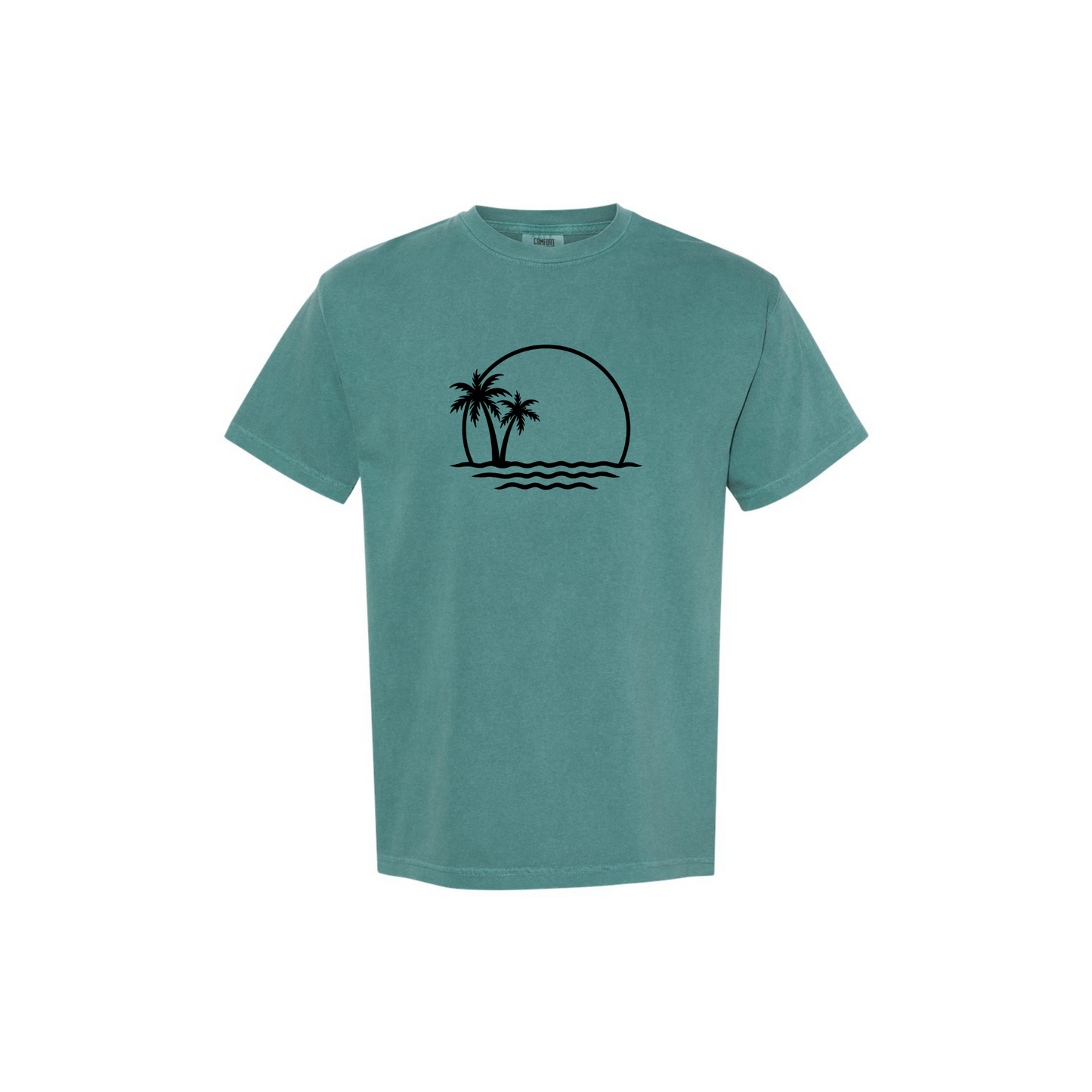 Minimalist Sunset Beach T-Shirt