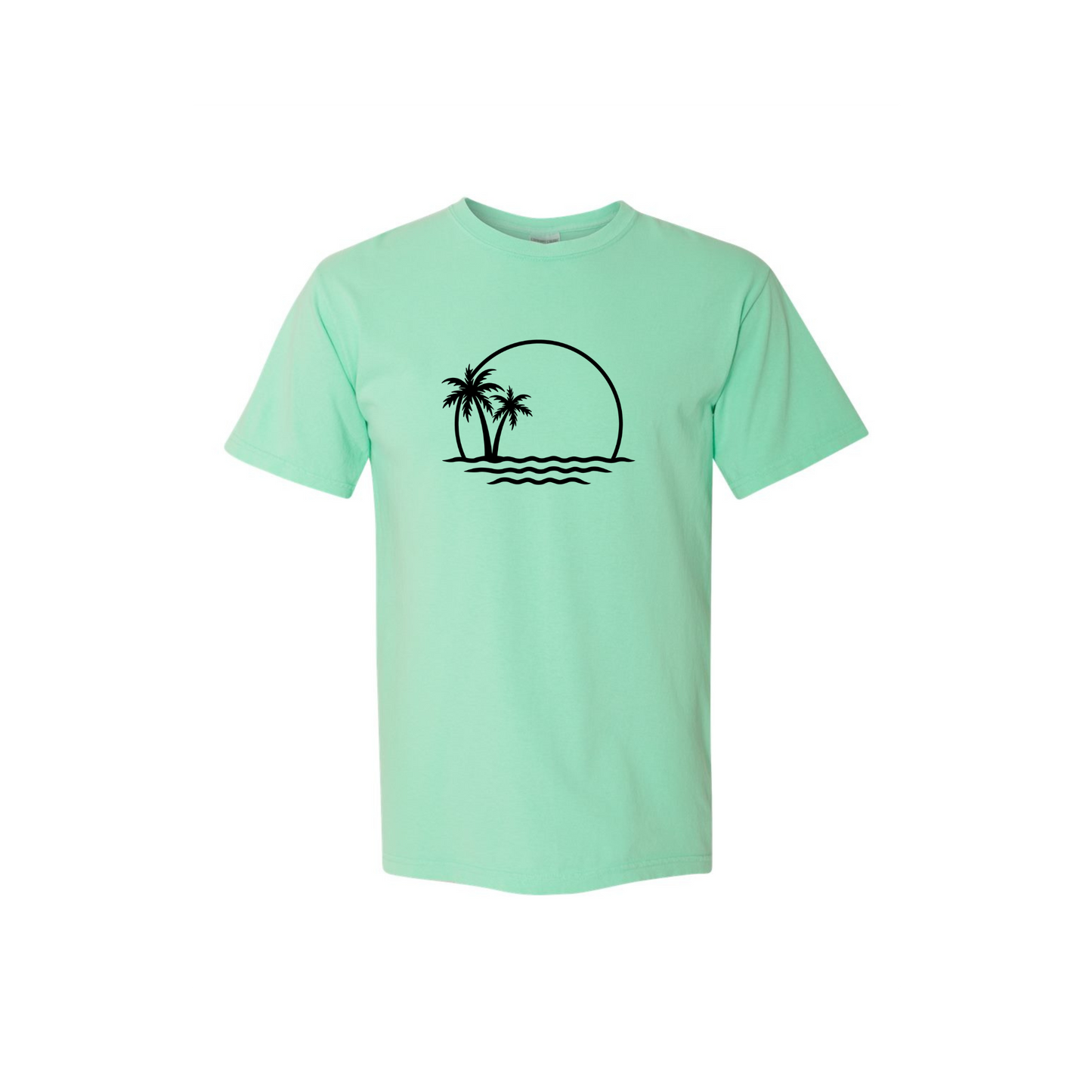 Minimalist Sunset Beach T-Shirt