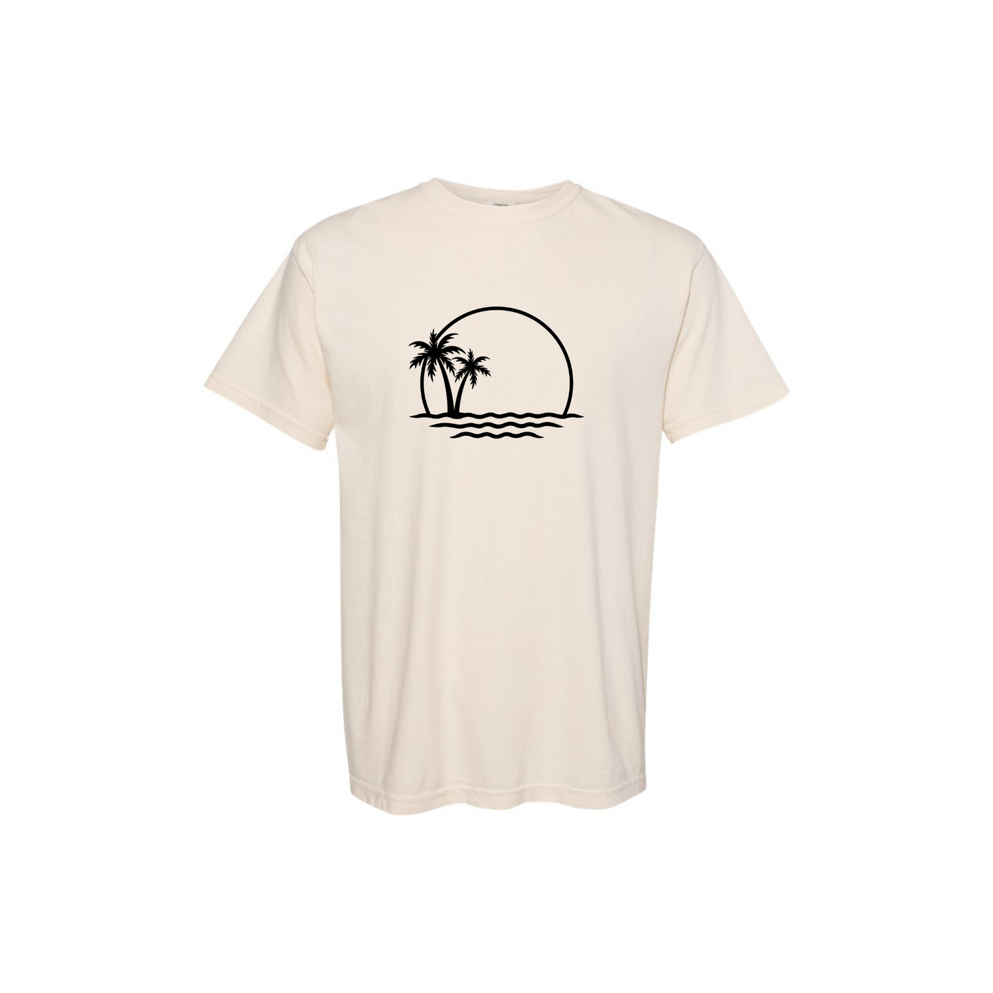 Minimalist Sunset Beach T-Shirt