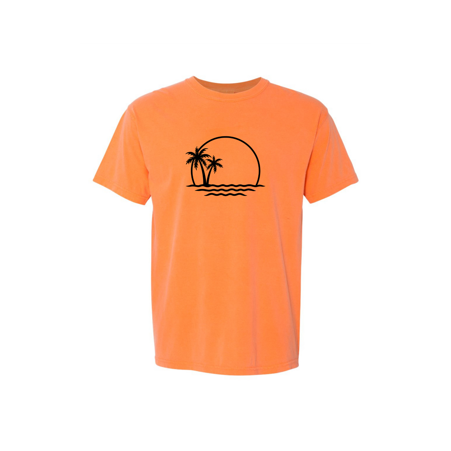 Minimalist Sunset Beach T-Shirt