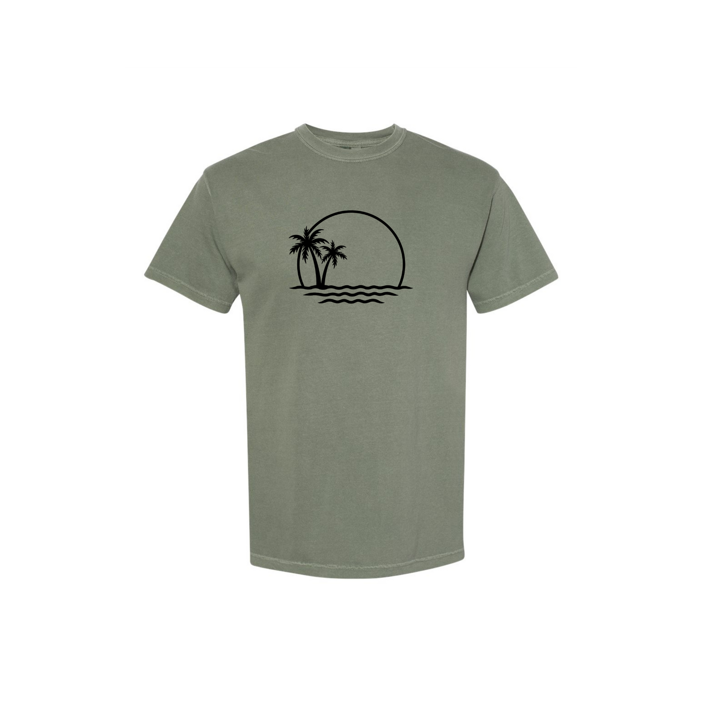 Minimalist Sunset Beach T-Shirt