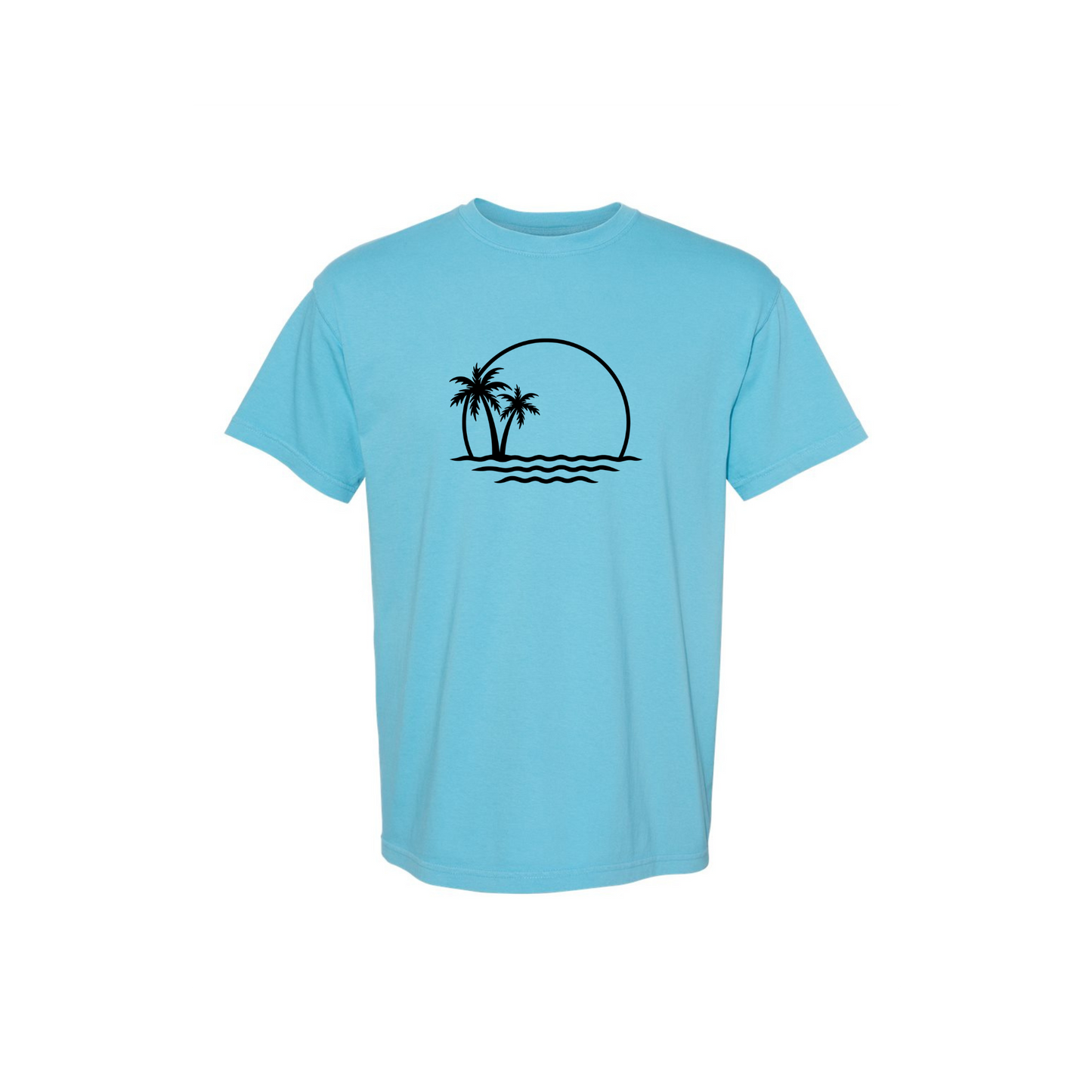 Minimalist Sunset Beach T-Shirt