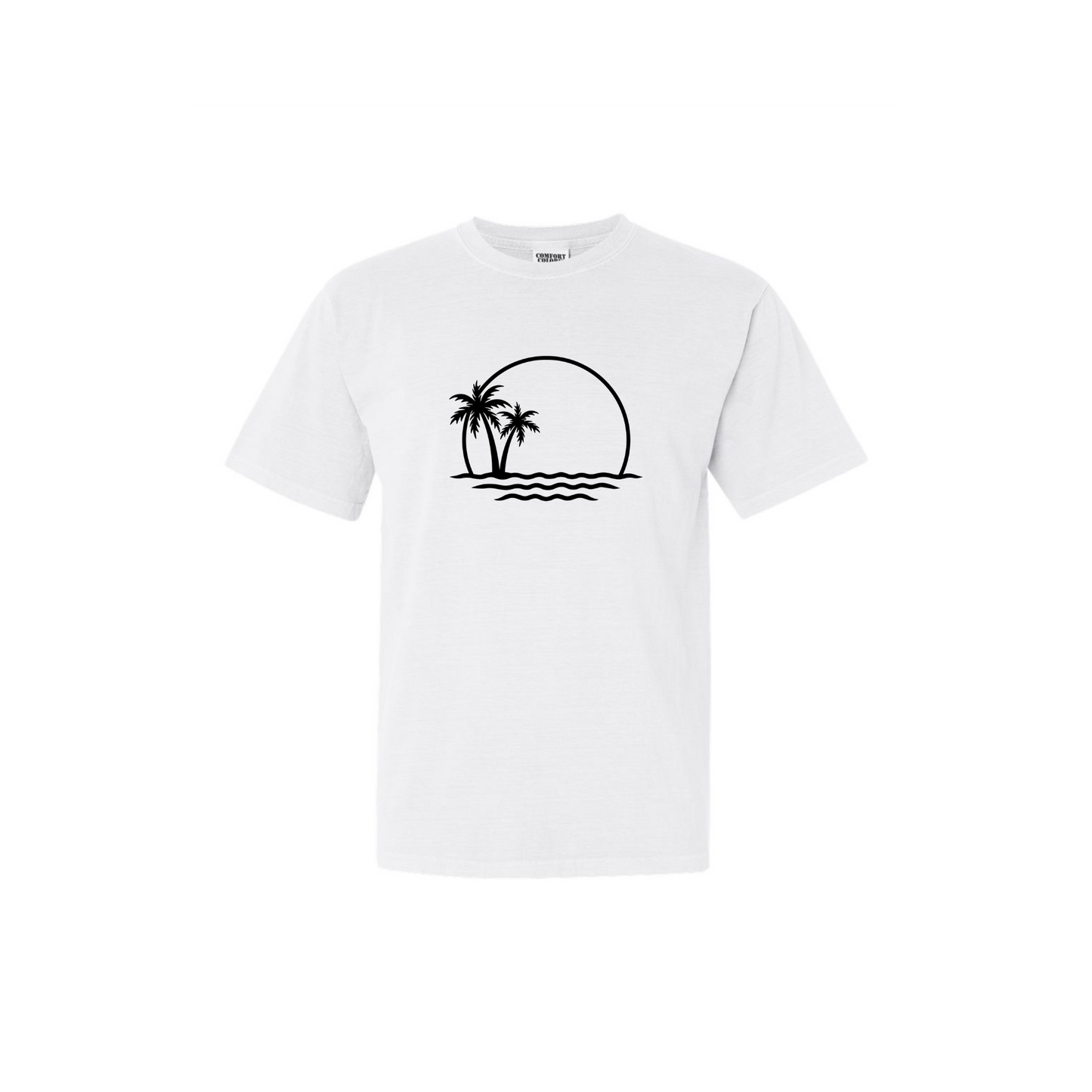 Minimalist Sunset Beach T-Shirt