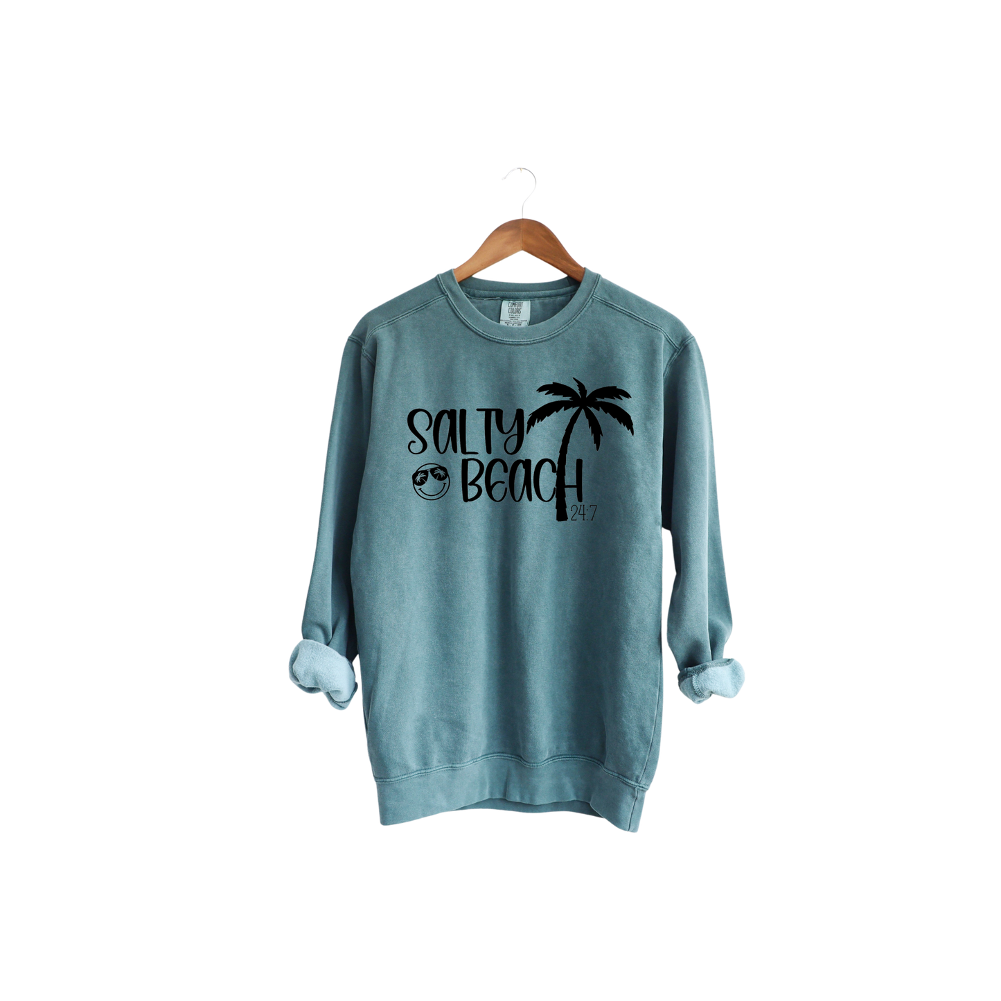 SALTY BEACH 24:7 Crewneck Sweatshirt