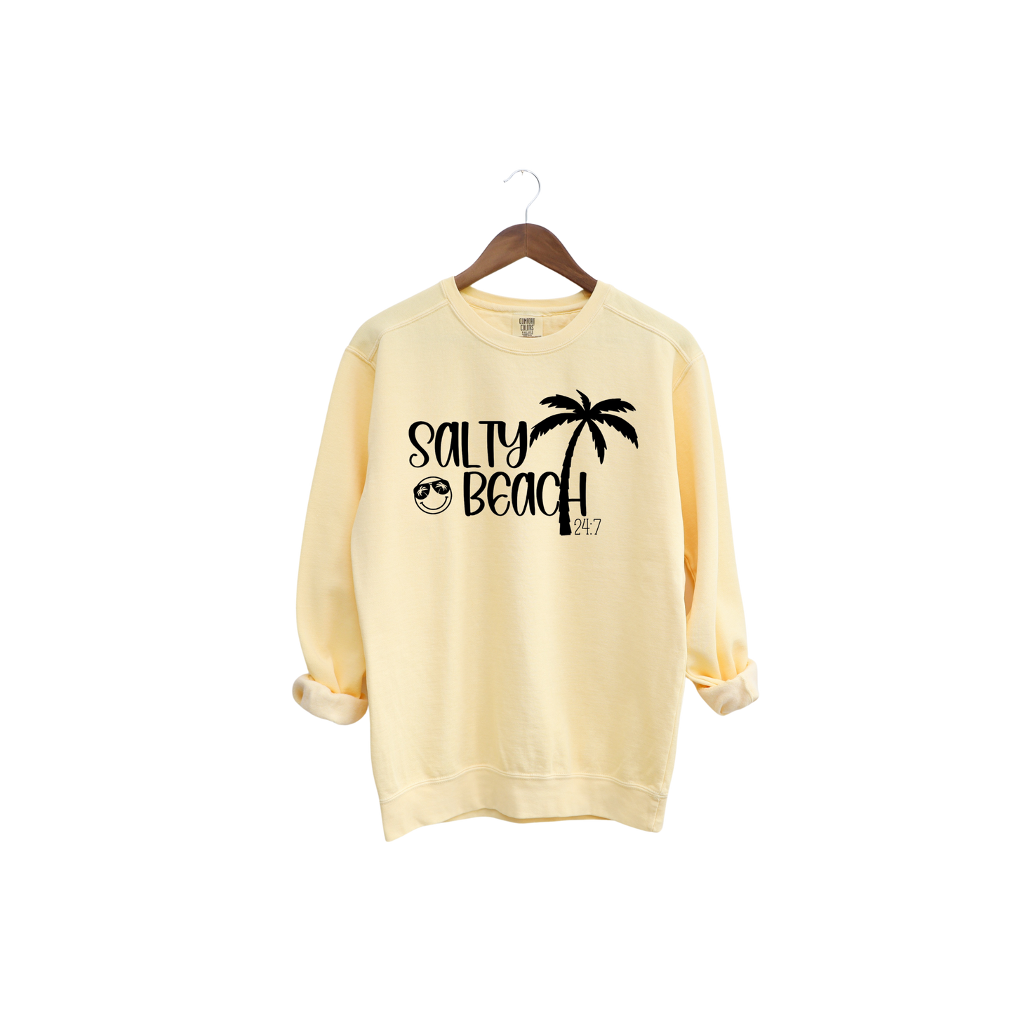 SALTY BEACH 24:7 Crewneck Sweatshirt