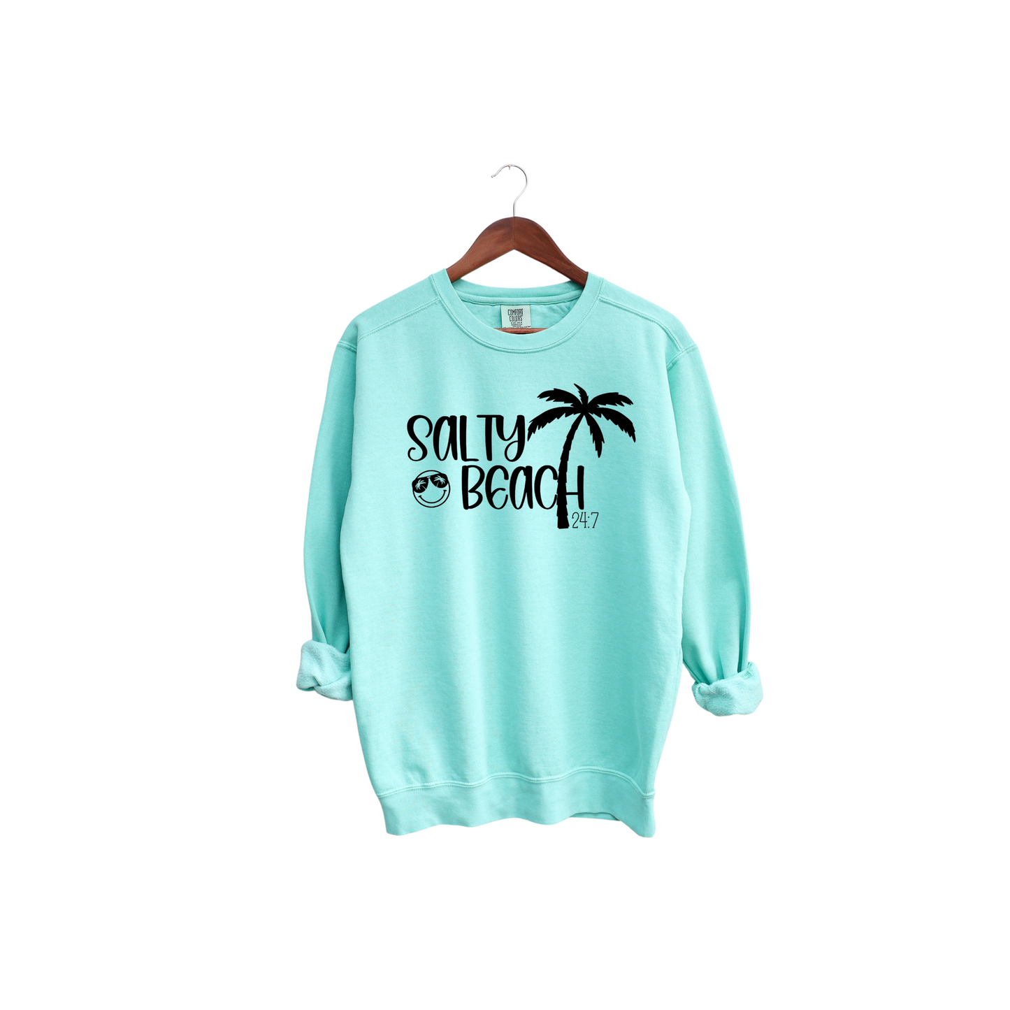 SALTY BEACH 24:7 Crewneck Sweatshirt