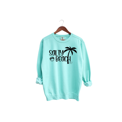 SALTY BEACH 24:7 Crewneck Sweatshirt