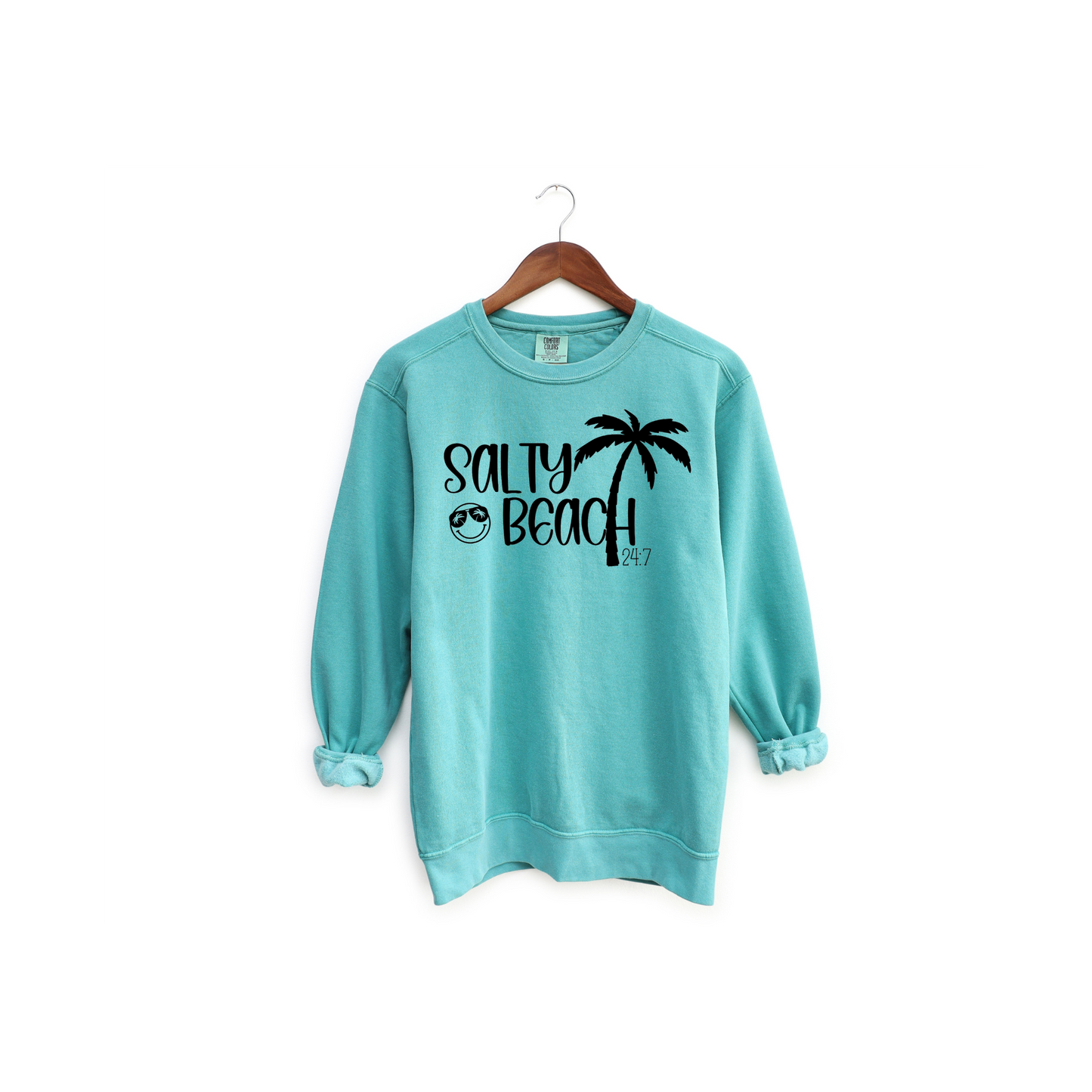 SALTY BEACH 24:7 Crewneck Sweatshirt