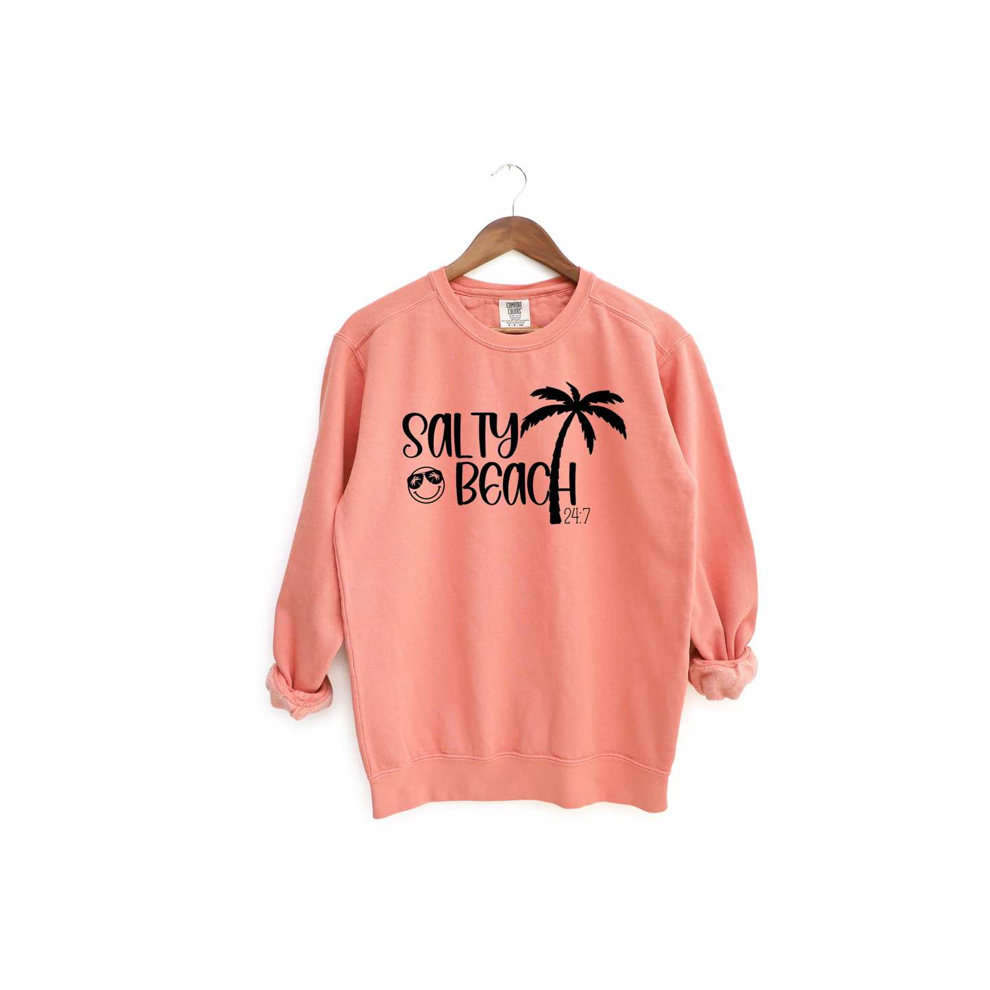 SALTY BEACH 24:7 Crewneck Sweatshirt