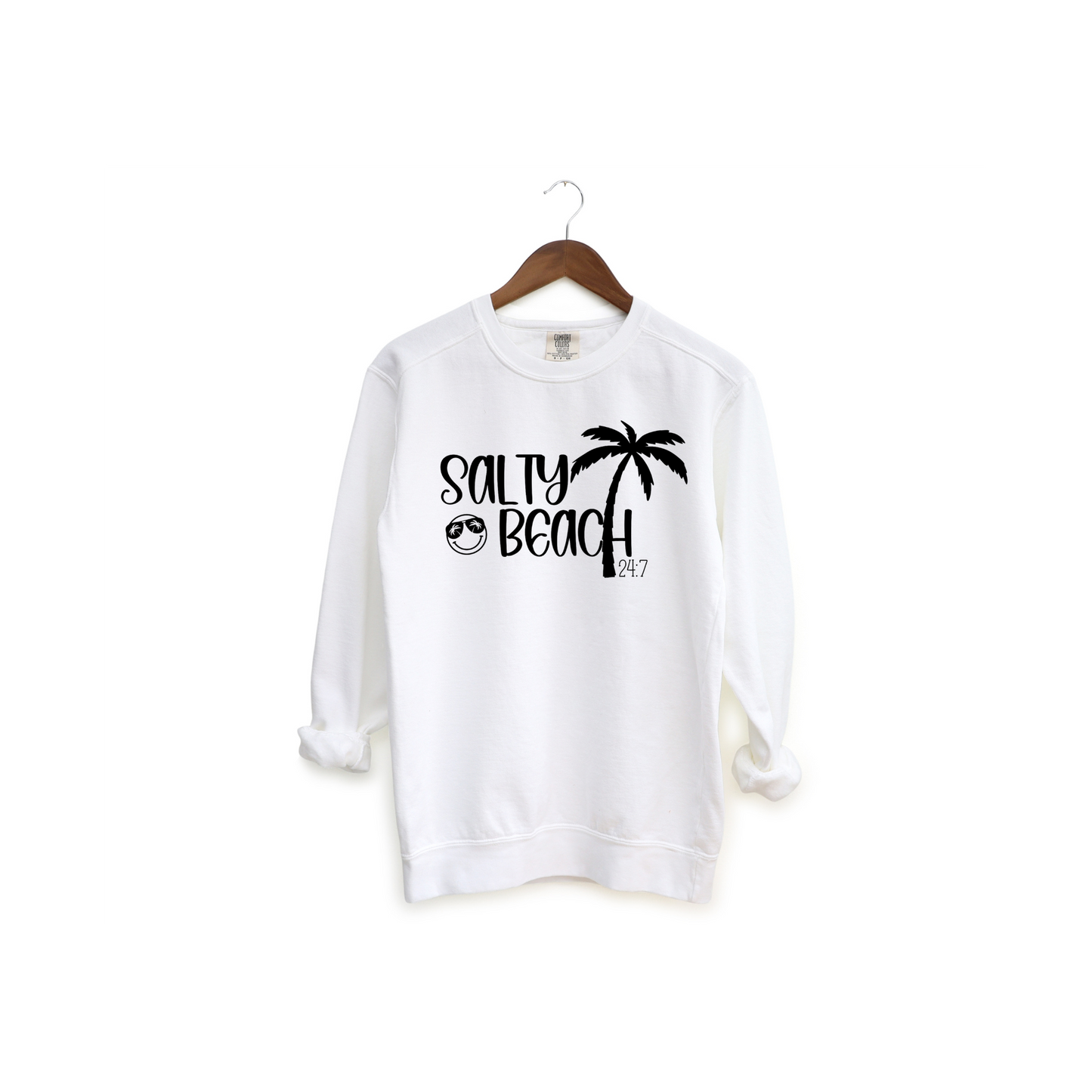 SALTY BEACH 24:7 Crewneck Sweatshirt